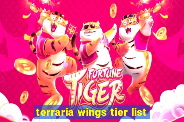 terraria wings tier list